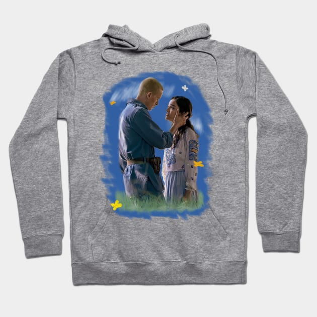 Snowbaird and Butterflies Hoodie by professionalfangrrl